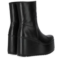 Paloma Barceló Barta Black Wedge Ankle Boot