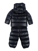Moncler Baby Navy Deidre Woven Clothing Ensemble