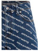 Denim x Alexander Wang 'mordida' pantalones cortos