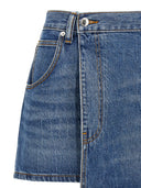 Denim x Alexander Wang 'dekonstruiertem verpacktem' Rock