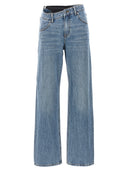 Denim x Alexander Wang 'Asimmetrica cintura con bikini' jeans