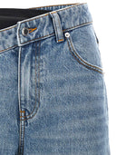 Denim x Alexander Wang 'Asimmetrica cintura con bikini' jeans