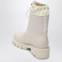 Moncler Kickstream White Rain Boot