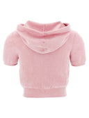 T By Alexander Wang Logo Chenille Cropped Hoodie