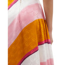 Fendi Ff Color Block Draped Trousers