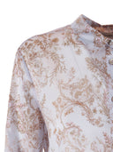 Forte Forte Camicia قطن فوال عادي "Nontiscordardime"