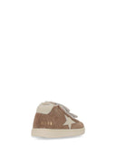 Golden Goose June Suede Upper Leather Star And Heel Shearling Lining
