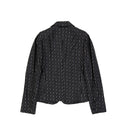 Alberta Ferretti Wool Logo Jacket