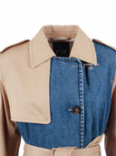 Fay Trench D.Petto Over Mix Materiali