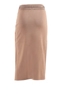 Elisabetta Franchi Gonna Di Maglia Con Cintura