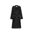 Saint Laurent Gürteltuch Satin -Trenchcoat