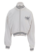 Off White Emb Script Logo Regular Zipup White Blue