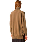 Rollkragenpullover in Kamelbraun von Twinset