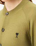 Ami Cardigan Col Rond Avec Ami De Coeur Contraste
