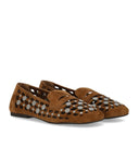 Ash Bali Brauner Ballett-Flachschuh