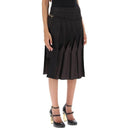 Fendi Cotton And Silk W Ed Skirt