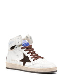 Golden Goose Sky Star Nappa-Obermaterial und Sporen-Nylon-Zunge, Wildleder-Stern
