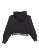 Off White Bookish Logoband Hoodie Crop Black Whi