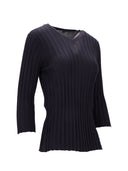 La Rose Collo A V Cashmere+Seta