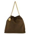 Stella Mc Cartney Falabella Medium Drawstring Alter Suede