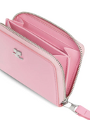 Courrèges Portefeuille Cuir Zippé Compact