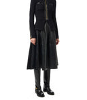 Elisabetta Franchi Gonna Nera Effetto Pelle