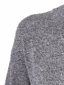 Kangra Cashmere Pull Paillettes Manica Al Gomito