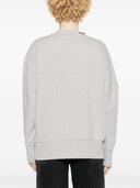 Stella Mc Cartney Chain Link Detailing Mélange Sweatshirt