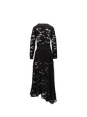 Patou Long Sleeves Lace Midi Dress