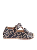 Fendi Jr Sandalo Nappa St.Ff+Camoscio