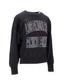 Anine Bing Harry Shrunken Sweatshirt La Vintage Black