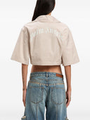 Palm Angels Shirts Beige
