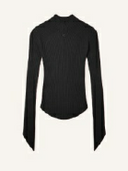 Courreves Pullover schwarz