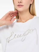 Magliette di liu jo blu denim e polos bianche