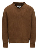 Mm6 Maison Margiela Sweaters Brown