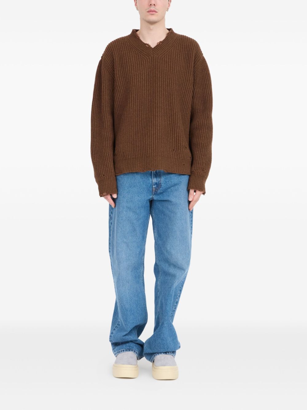 Mm6 Maison Margiela Sweaters Brown – Balardi