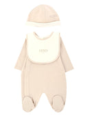 Fendi Kids Dresses Beige