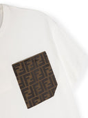 Fendi Kids T Shirts And Polos White