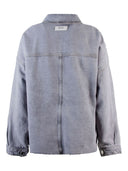 Liu Jo Blue Denim Coats Grey