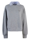 Liu Jo Blue Denim Sweters Grey