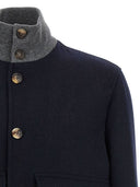 Brunello Cucinelli Coats Blue