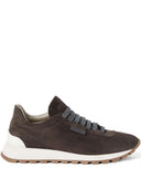 Brunello cucinelli płaskie buty brązowe