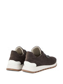Brunello cucinelli płaskie buty brązowe