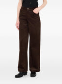 Liu Jo White Trousers Brown