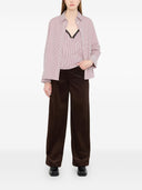 Liu Jo White Trousers Brown