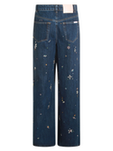 Zelfportret jeans blauw