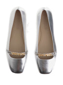 Pinko platte schoenen zilver