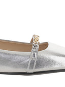 Pinko platte schoenen zilver