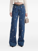 Zelfportret jeans blauw
