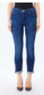 Jeans di denim liu jo blu